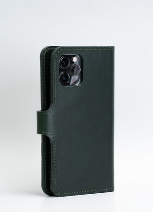 Leather iPhone folio wallet 4.0 - SALE Purple Buckeye