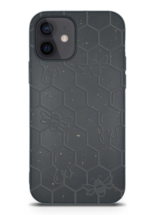 Honey Bee -  Biodegradable phone case - Yellow, Orange and Black Tan Lily