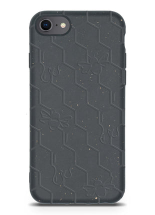 Honey Bee -  Biodegradable phone case - Yellow, Orange and Black Tan Lily