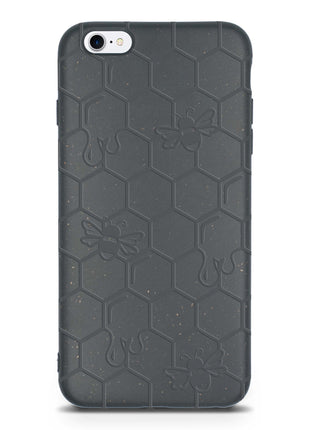 Honey Bee -  Biodegradable phone case - Yellow, Orange and Black Tan Lily