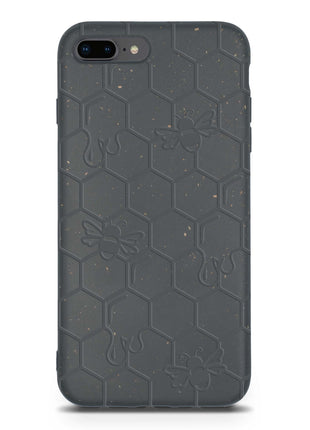 Honey Bee -  Biodegradable phone case - Yellow, Orange and Black Tan Lily