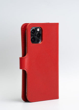 Leather iPhone folio wallet 4.0 - SALE Purple Buckeye