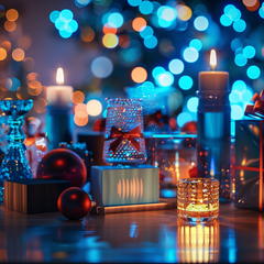Seasonal and party tech gadgets with LED lights, festive décor, and fun accessories