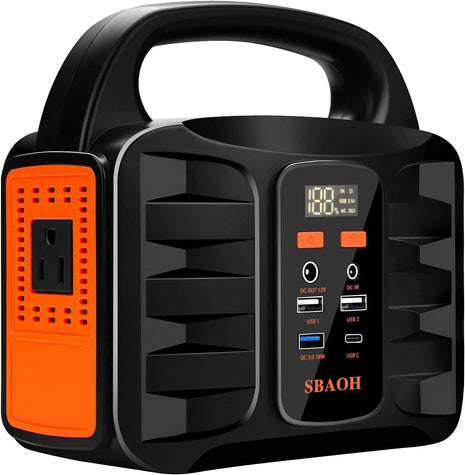 Portable Power Station 150W 155Wh 42000mAh Solar Generator For Road Trip, Off-grid, Power Outage, No Solar Panel TECNO GADGETS