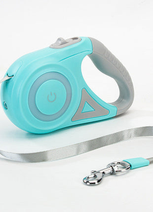 Dog Leash Retractable Leash And Dog Collar Spotlight Automatic Pet Dog Cat Traction Rope For Small Medium Dogs Pet Product TECNO GADGETS