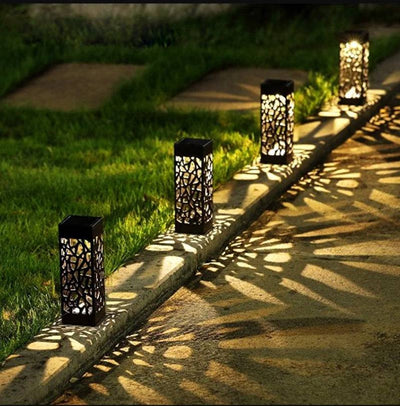 Solar Garden Pathway Lights – Waterproof LED Outdoor Lawn Lamps - TECNO GADGETS