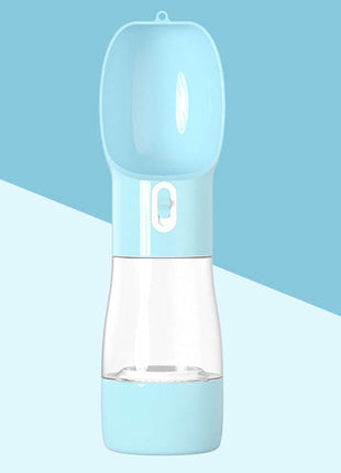 Portable Pet Food & Water Bottle Teal Winterberry