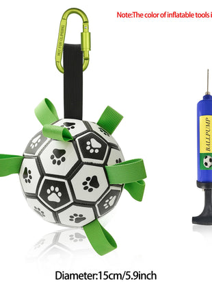 Interactive Dog Football Toy Soccer Ball Inflated Training Toy For Dogs Outdoor Border Collie Balls For Large Dogs Pet Supplies CJ USA