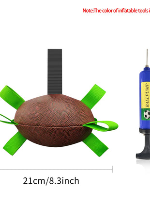 Interactive Dog Football Toy Soccer Ball Inflated Training Toy For Dogs Outdoor Border Collie Balls For Large Dogs Pet Supplies CJ USA