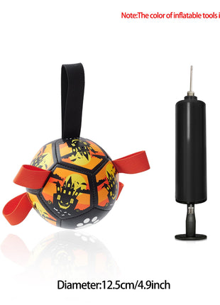 Interactive Dog Football Toy Soccer Ball Inflated Training Toy For Dogs Outdoor Border Collie Balls For Large Dogs Pet Supplies CJ USA