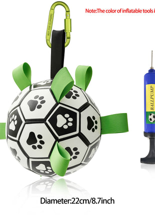 Interactive Dog Football Toy Soccer Ball Inflated Training Toy For Dogs Outdoor Border Collie Balls For Large Dogs Pet Supplies CJ USA