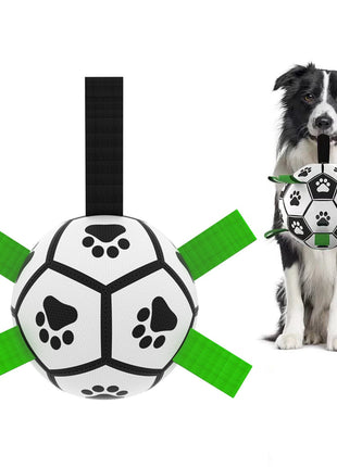 Interactive Dog Football Toy Soccer Ball Inflated Training Toy For Dogs Outdoor Border Collie Balls For Large Dogs Pet Supplies CJ USA