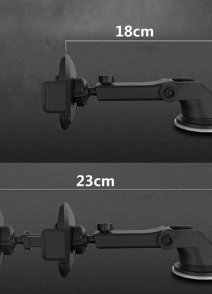 Car Phone Holder Long Rod Telescopic Car Dashboard Suction Cup Type TECNO GADGETS