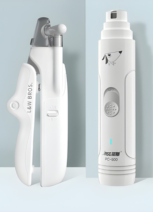 Pet Nail Clippers With LED Light Dogs Cat Nail Scissors Professional Trimmer Tool Care Grooming Supplies TECNO GADGETS