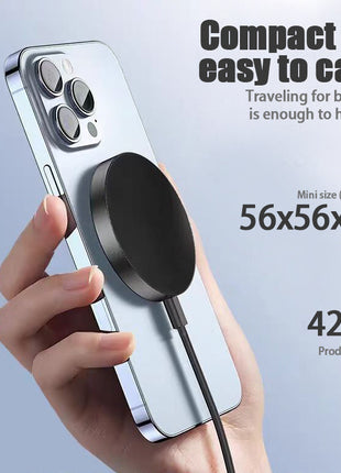 The Qi Wireless Charger 15w Magnetic Wireless Fast Charging Is Suitable For 12, 13, 14, 15 And 16 Mobile Phone Models TECNO GADGETS
