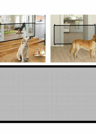 Pet Dog Fence Gate, Safe & Secure Mesh Magic Enclosure TECNO GADGETS
