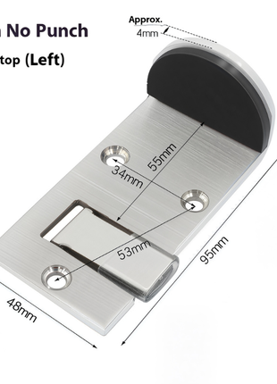 Stainless Steel Door Stop Locator for Fast Food Restaurants TECNO GADGETS