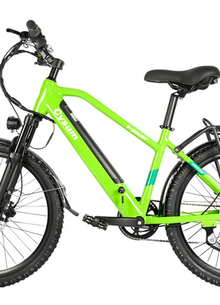 CYSUM Hoody electric mountain bike for teens - 24 inch tire, 250 watt, Puce Hades