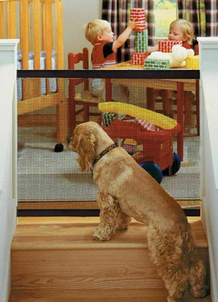Pet Dog Fence Gate, Safe & Secure Mesh Magic Enclosure TECNO GADGETS