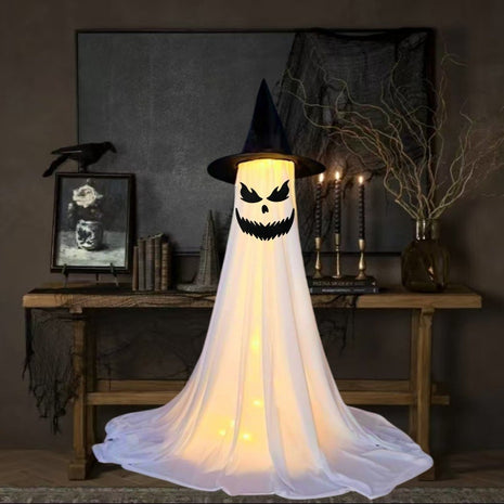 Halloween Decor Spooky Ghost Yard Stake With Stake Weatherproof Porch Garden Decorations For Front Yard Haunted House Props TECNO GADGETS