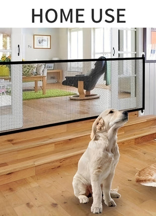 Pet Dog Fence, Foldable Isolation Net, Dog Safety Protection Fence, No Drilling Required  Household Pet Isolation Fence, Balcony Dog And Cat Isolation Net Fence, Indoor Obstacle Safety Protection CJ USA