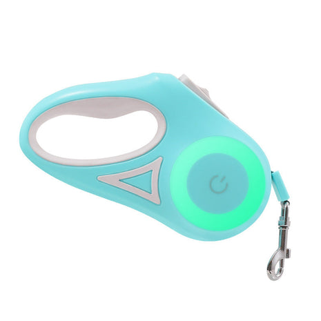 Dog Leash Retractable Leash And Dog Collar Spotlight Automatic Pet Dog Cat Traction Rope For Small Medium Dogs Pet Product TECNO GADGETS