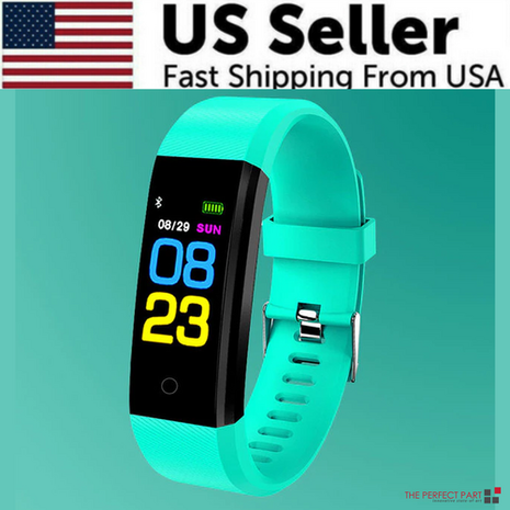 Fitness Smart Watch Activity Tracker Heart Rate For Women Men Oxygen Puce Gaia