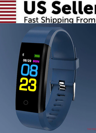 Fitness Smart Watch Activity Tracker Heart Rate For Women Men Oxygen Puce Gaia