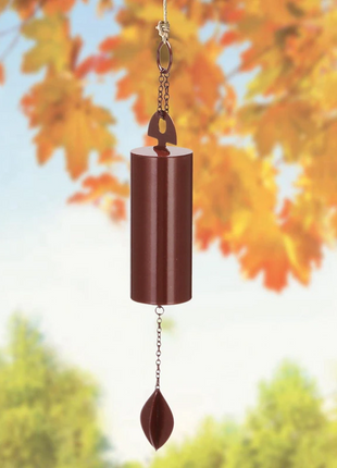 Large Deep Resonance Serenity Metal Bell Heroic Wind Chimes Outdoor Puce Gaia