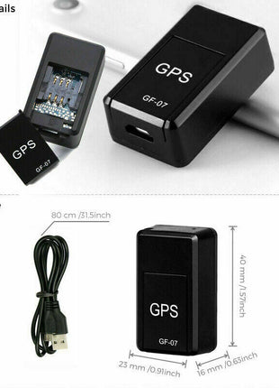 GF07 Mini Magnetic GPS Tracker Real-time Car Truck Vehicle Locator GSM Puce Gaia