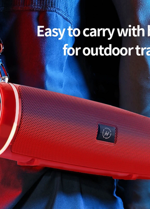 Bluetooth 5.1 Speaker Wireless Waterproof Outdoor Stereo LOUD Bass Puce Gaia