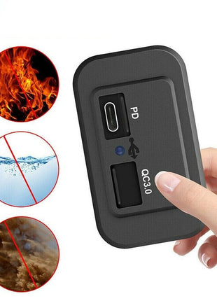 12-24V 4.8A Dual USB PD QC3.0 Car Boat RV Fast Charger Socket LED Puce Gaia