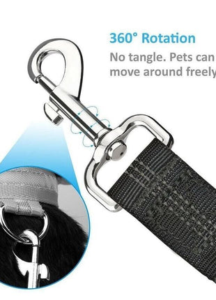 2 Pack Cat DOG PET Safety Seatbelt Car Vehicle Seat Belt Adjustable Puce Gaia
