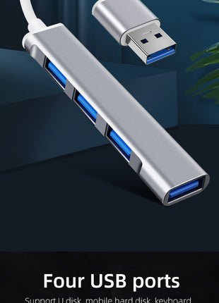 USB-C Type C to USB 3.0 4 Port Hub Splitter For PC Mac Phone MacBook Puce Gaia