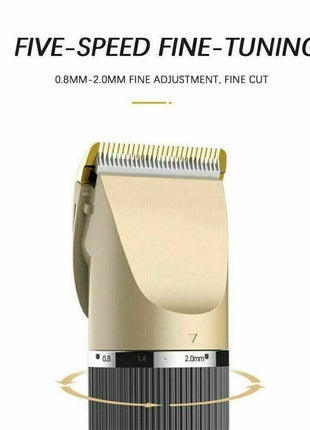Professional Hair Clippers Trimmer Mens Barber Hair Cutting Kit Puce Gaia