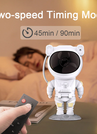 Astronaut Projector Galaxy Starry Sky Night Light Ocean Star LED Lamp Puce Gaia