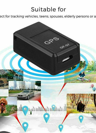 GF07 Mini Magnetic GPS Tracker Real-time Car Truck Vehicle Locator GSM Puce Gaia
