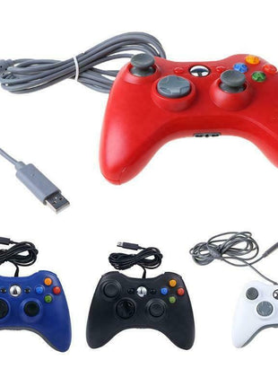 Wired Controller USB For PC Compatible With Xbox 360 / Windows 7 8 10 Puce Gaia