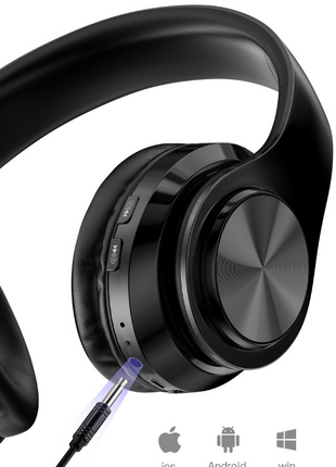 Super Bass Wireless Bluetooth Headphones Foldable Stereo Earphones Puce Gaia