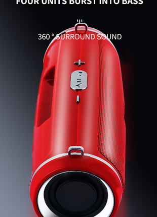 Bluetooth 5.1 Speaker Wireless Waterproof Outdoor Stereo LOUD Bass Puce Gaia
