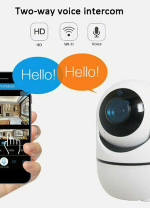 1080P WiFi Wireless Indoor Home Security Camera Night Vision Baby Pet Puce Gaia
