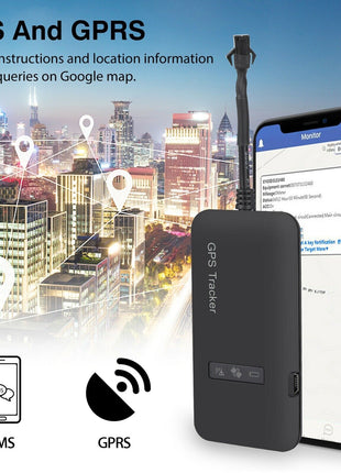 Real Time GPS Tracker Tracking Locator Device GPRS GSM Car/Motorcycle Puce Gaia
