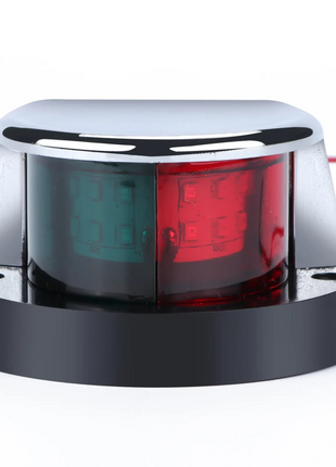 Waterproof Boat Navigation Light LED Bow Marine Front Pontoon Lamp Red Puce Gaia