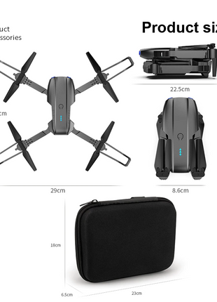 Drones Quadcopter 5G 4K GPS Drone X Pro with HD Dual Camera WiFi FPV Puce Gaia