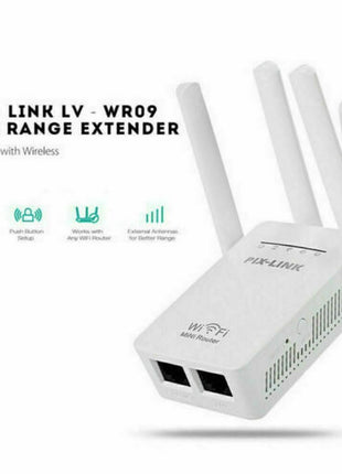 1200Mbps WiFi Range Extender Repeater Wireless Amplifier Router Signal Puce Gaia