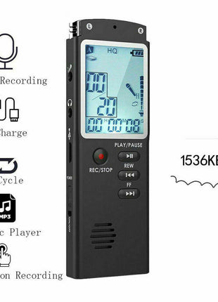 32G Voice Activated Mini Digital Sound Audio Recorder Dictaphone MP3 Puce Gaia