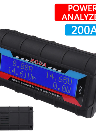 200A DC Digital Monitor LCD Volt Amp Meter Analyzer For RC Battery Puce Gaia
