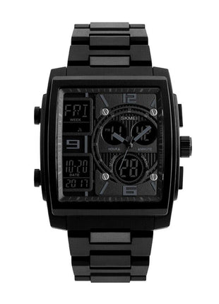 Chronograph Men's Digital Army Military Sport Quartz Analog Waterproof Puce Gaia
