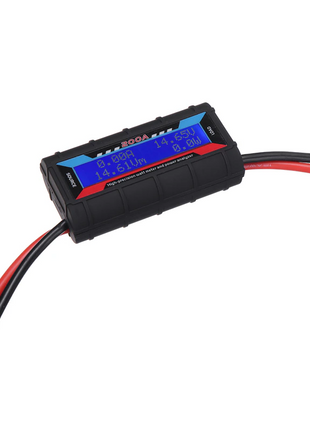 200A DC Digital Monitor LCD Volt Amp Meter Analyzer For RC Battery Puce Gaia