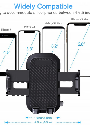 360° Universal Mount Holder Car Stand Windshield For Mobile Cell Phone Puce Gaia
